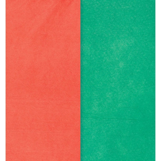 Christmas Red &#x26; Green Tissue Papers, 40ct.